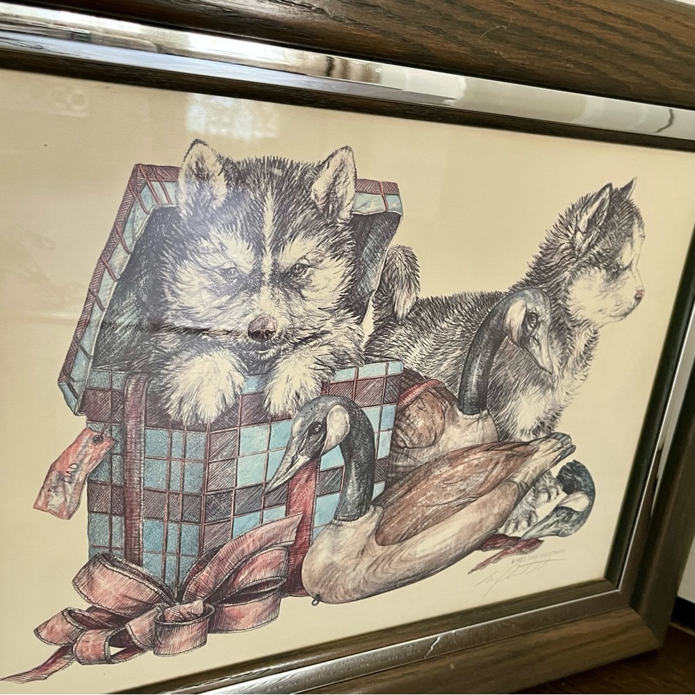 1983 Framed Doug Lindstrand Alaska Print Signed Limited Edition 17/22 Inch - Picture 12 of 12